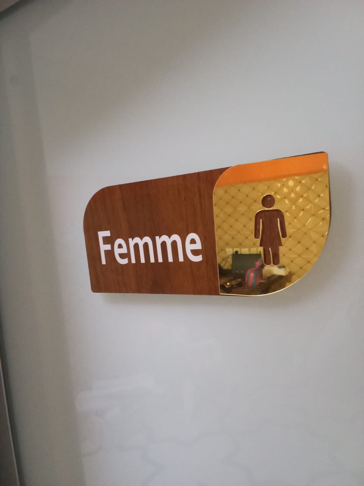 Plaques murales — Plaque effet bois