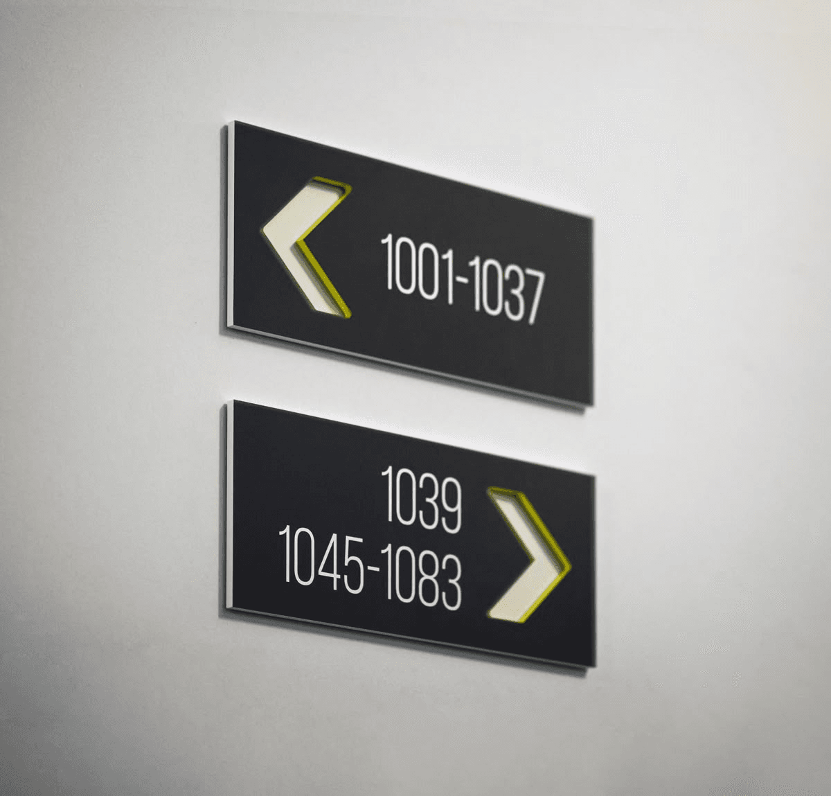 Plaque directionnelle architecte — plaque directionnelle architecte 3d